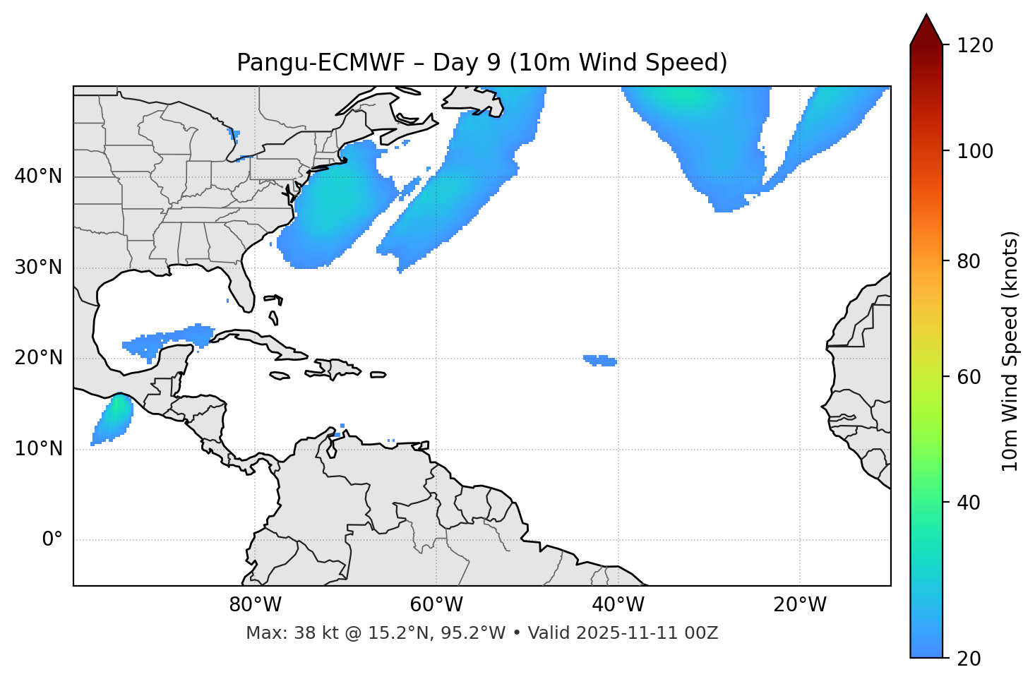 Pangu-ECMWF - Day 09