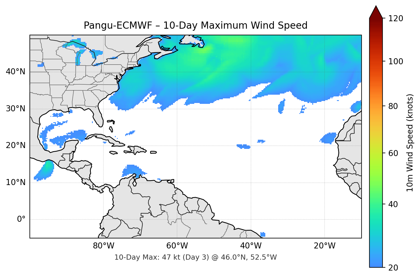 Pangu-ECMWF 10-Day Max