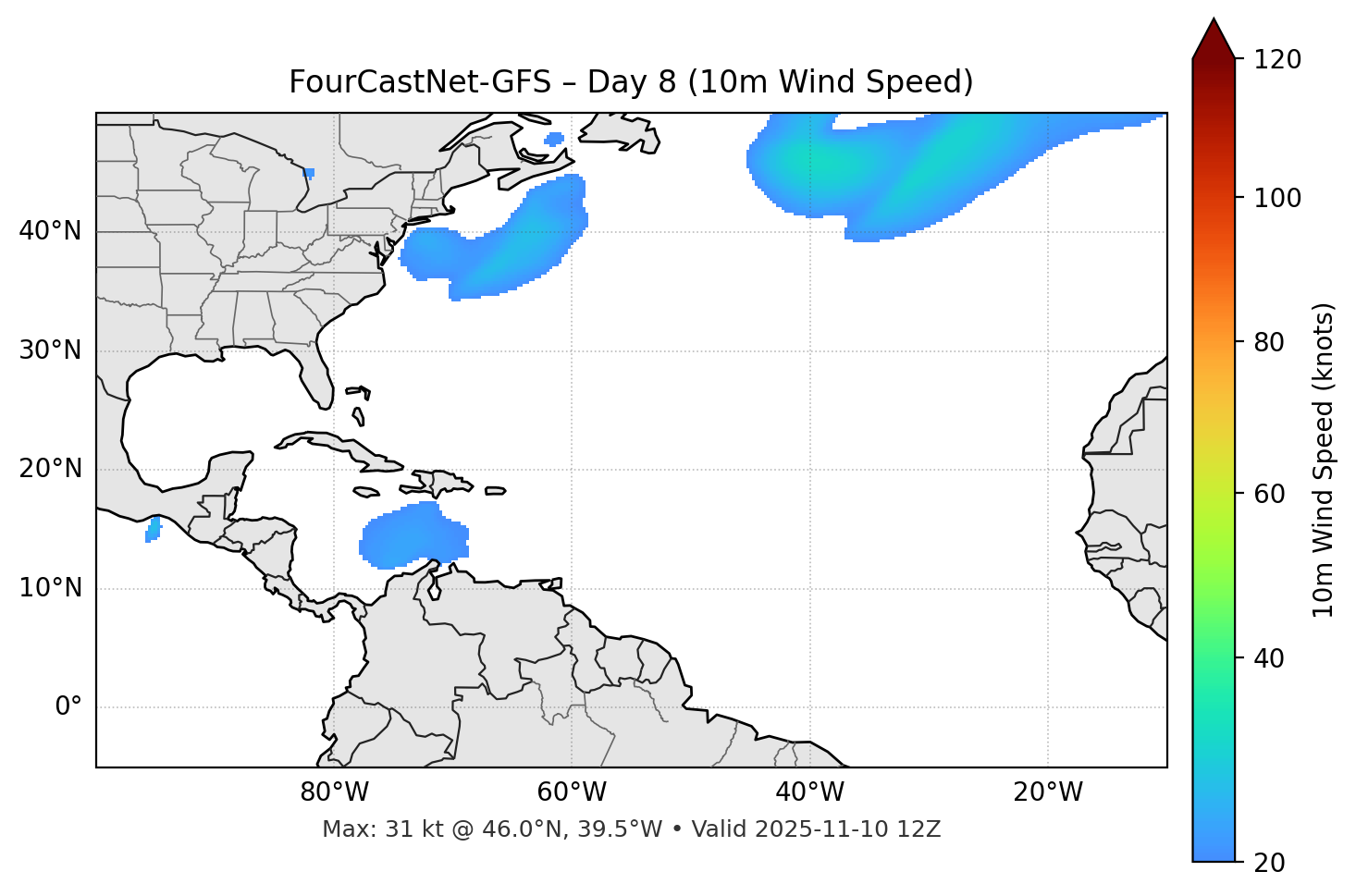 FourCastNet-GFS - Day 08
