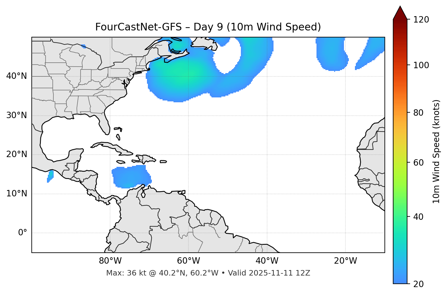 FourCastNet-GFS - Day 09