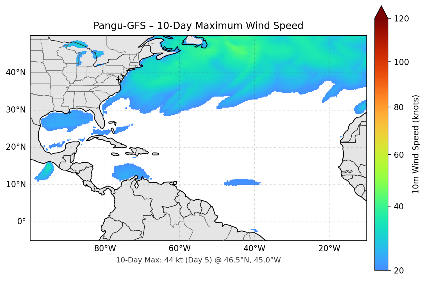 Pangu-GFS 10-Day Max