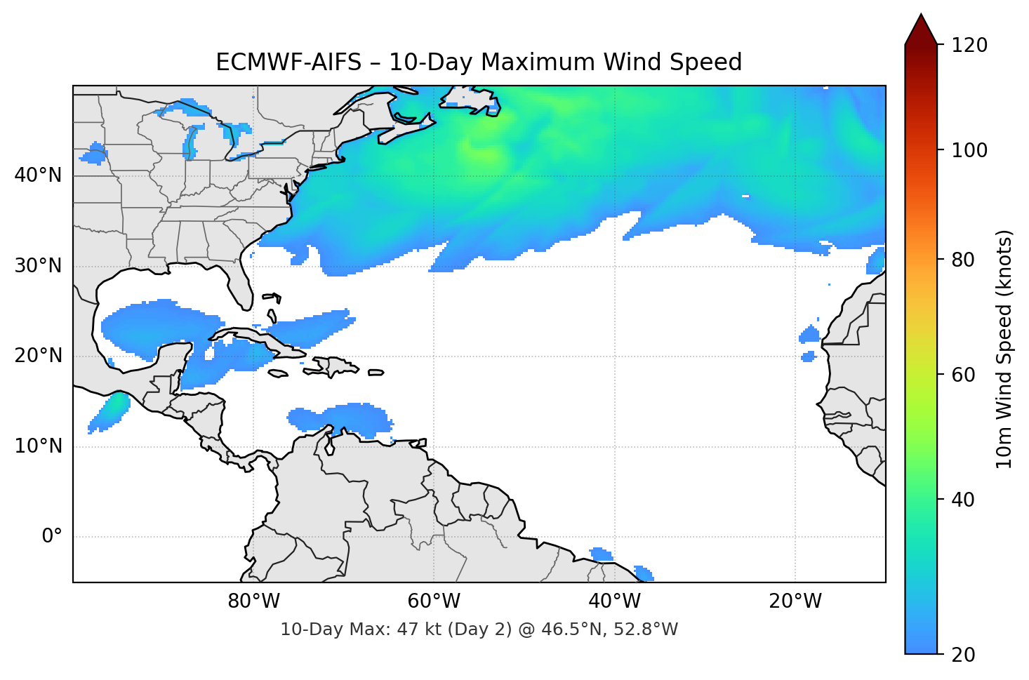ECMWF-AIFS 10-Day Max