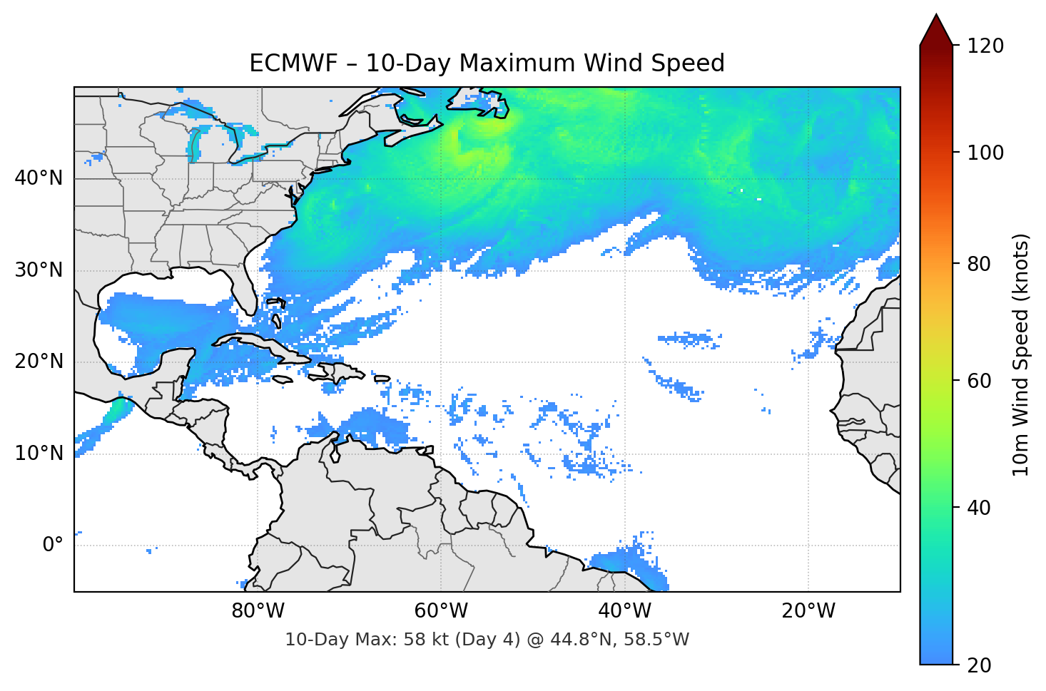 ECMWF 10-Day Max