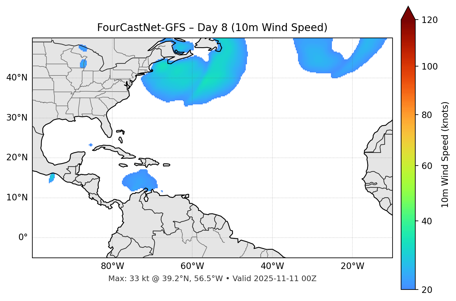FourCastNet-GFS - Day 08