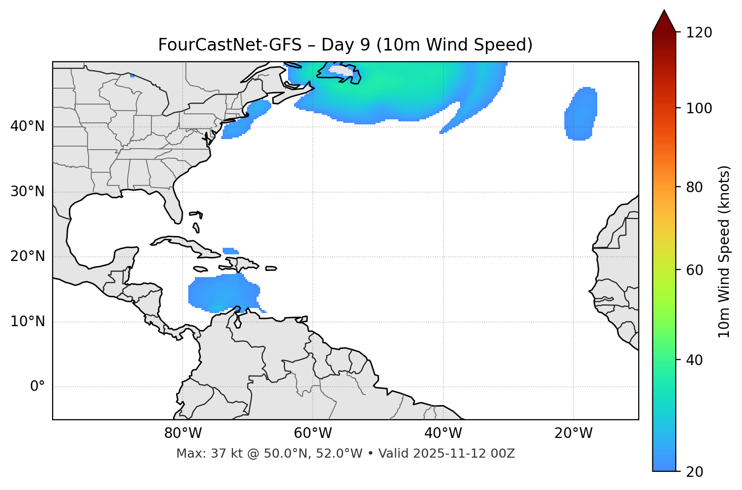 FourCastNet-GFS - Day 09