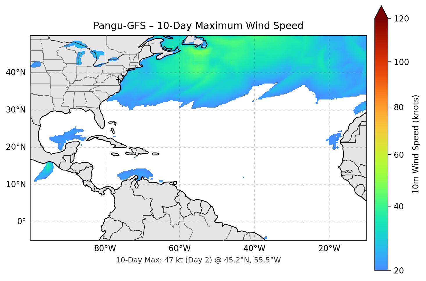 Pangu-GFS 10-Day Max