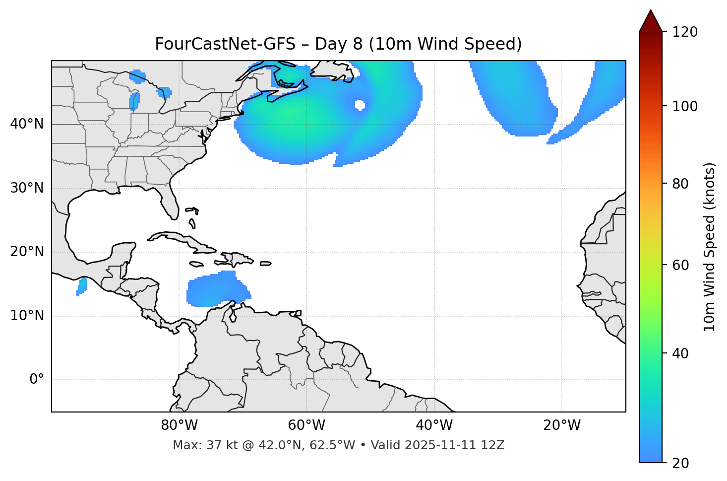 FourCastNet-GFS - Day 08