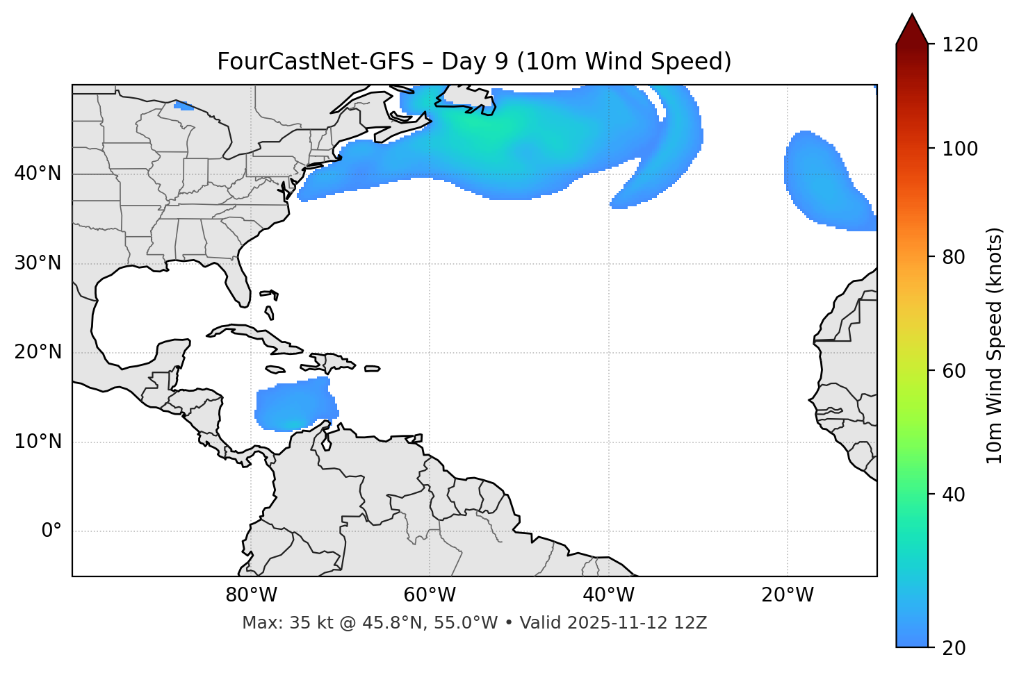 FourCastNet-GFS - Day 09
