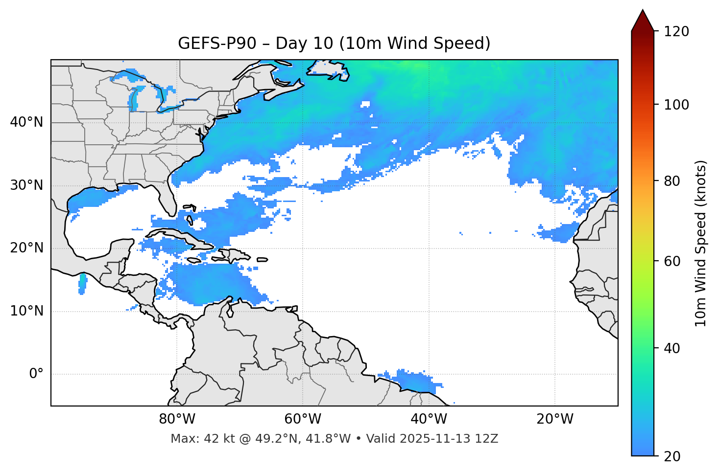 GEFS-P90 - Day 10