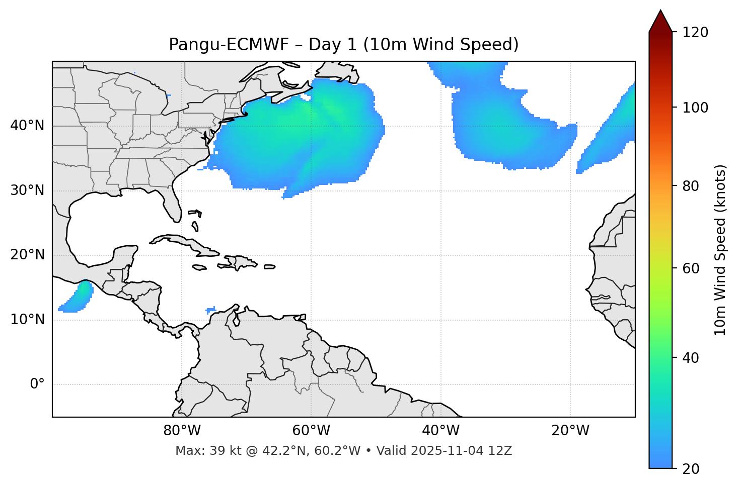 Pangu-ECMWF - Day 01