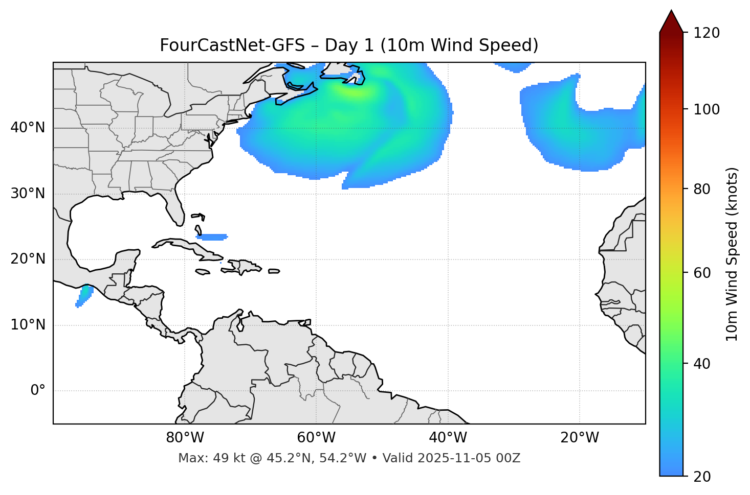 FourCastNet-GFS - Day 01