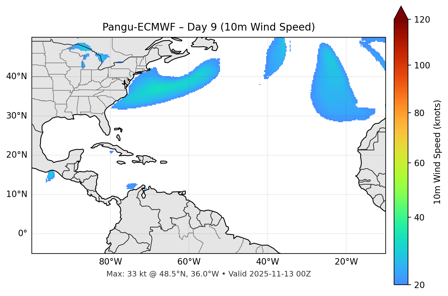 Pangu-ECMWF - Day 09