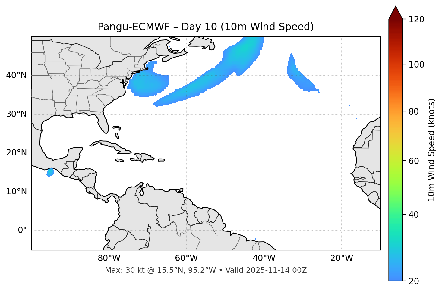 Pangu-ECMWF - Day 10