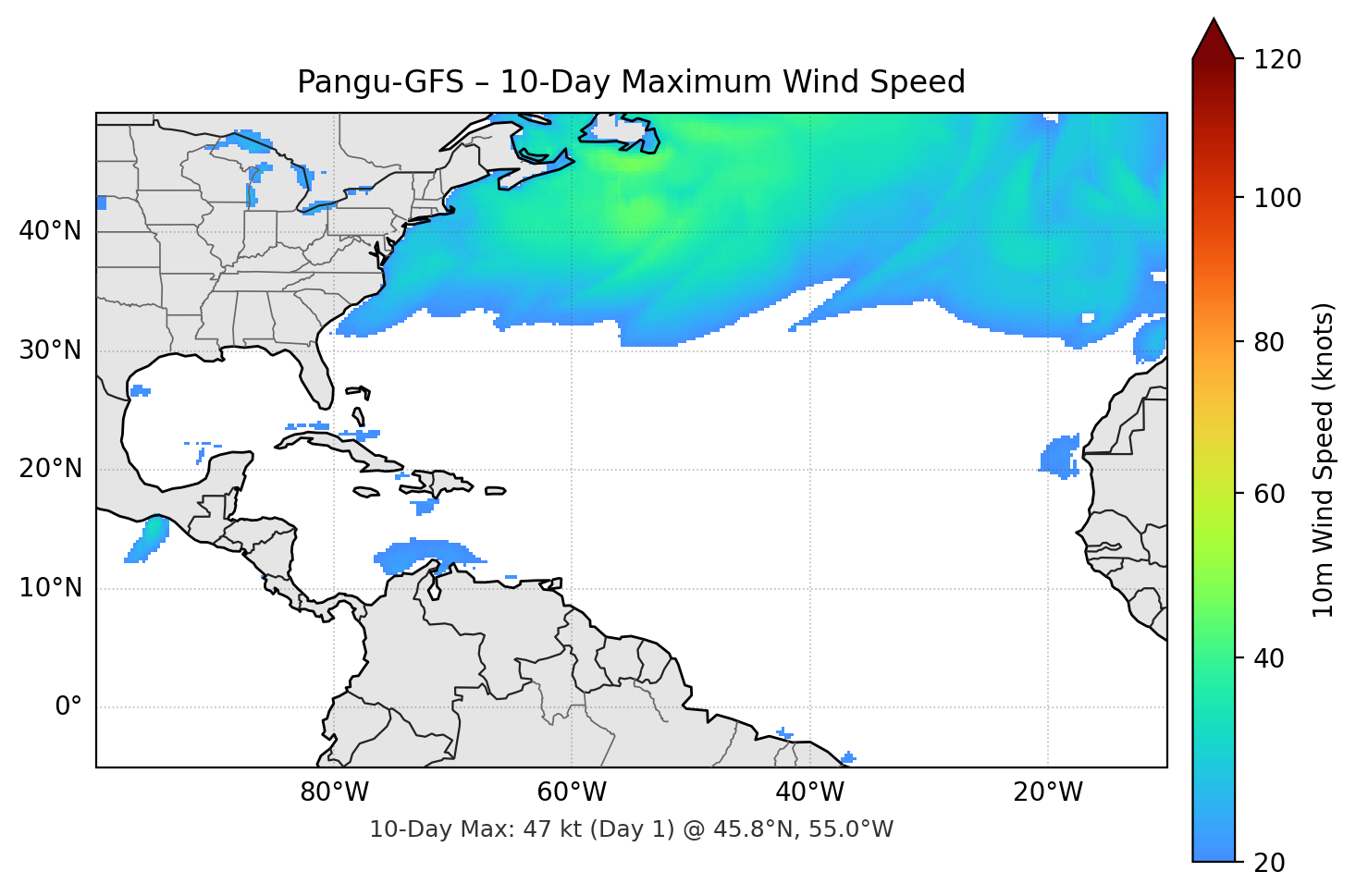 Pangu-GFS 10-Day Max