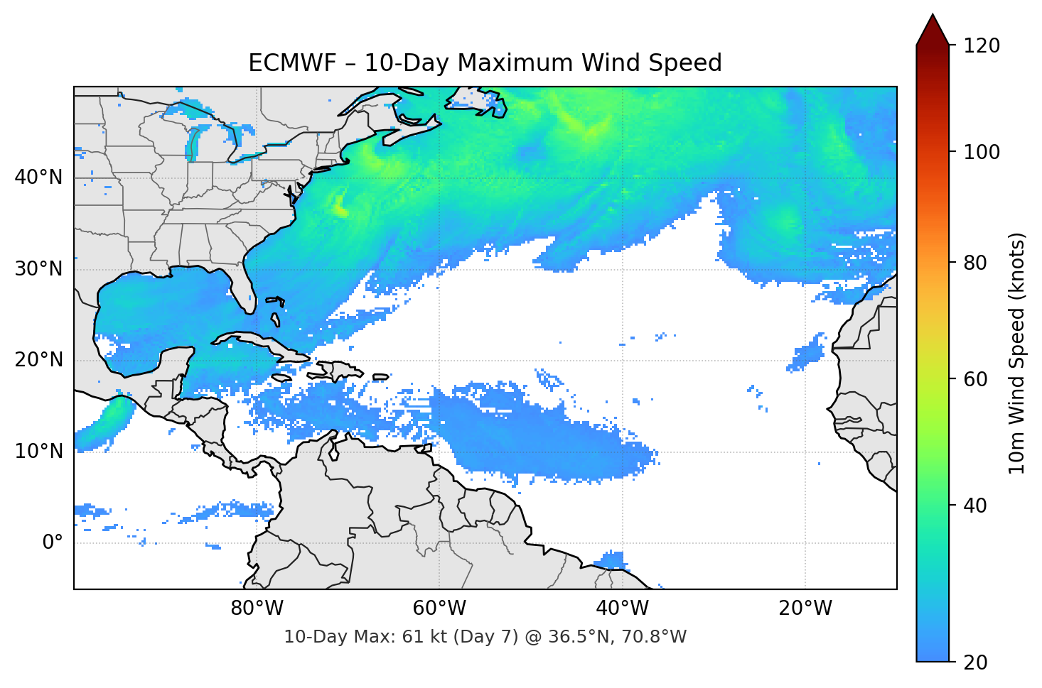 ECMWF 10-Day Max