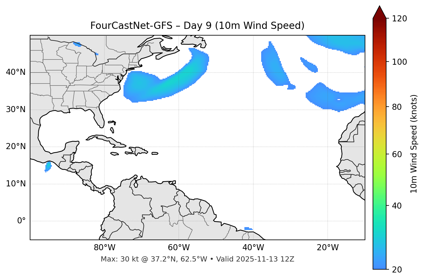 FourCastNet-GFS - Day 09