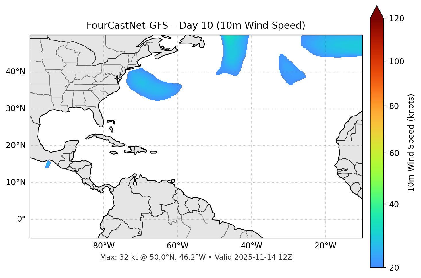 FourCastNet-GFS - Day 10