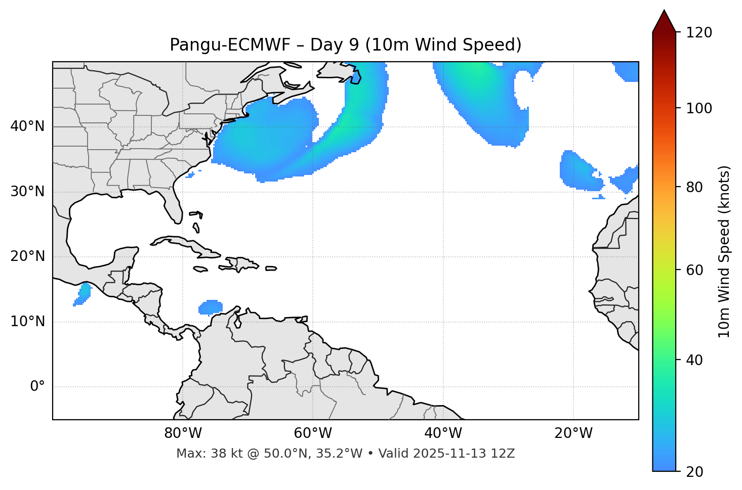 Pangu-ECMWF - Day 09