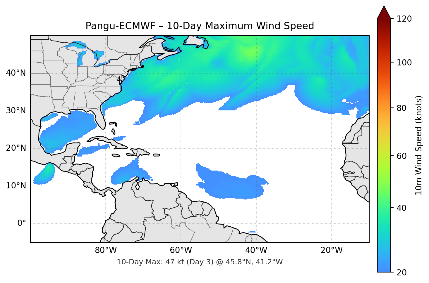 Pangu-ECMWF 10-Day Max