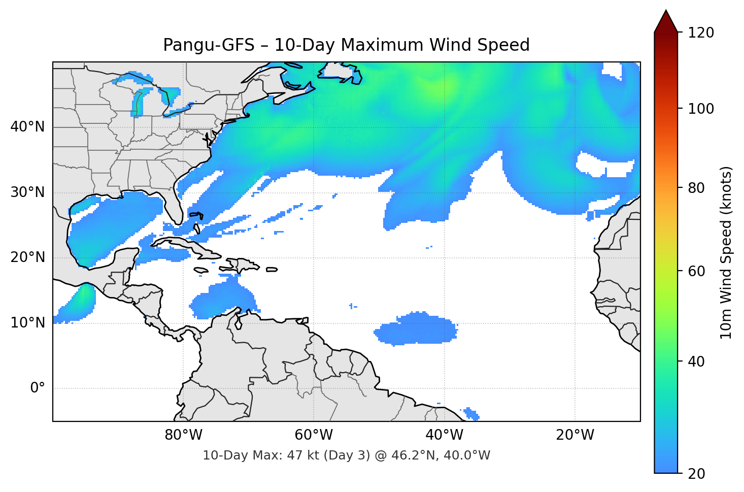 Pangu-GFS 10-Day Max