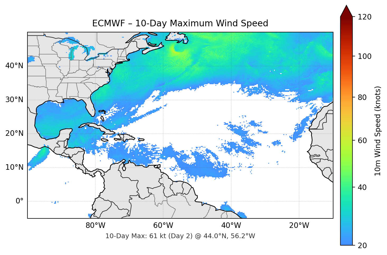 ECMWF 10-Day Max