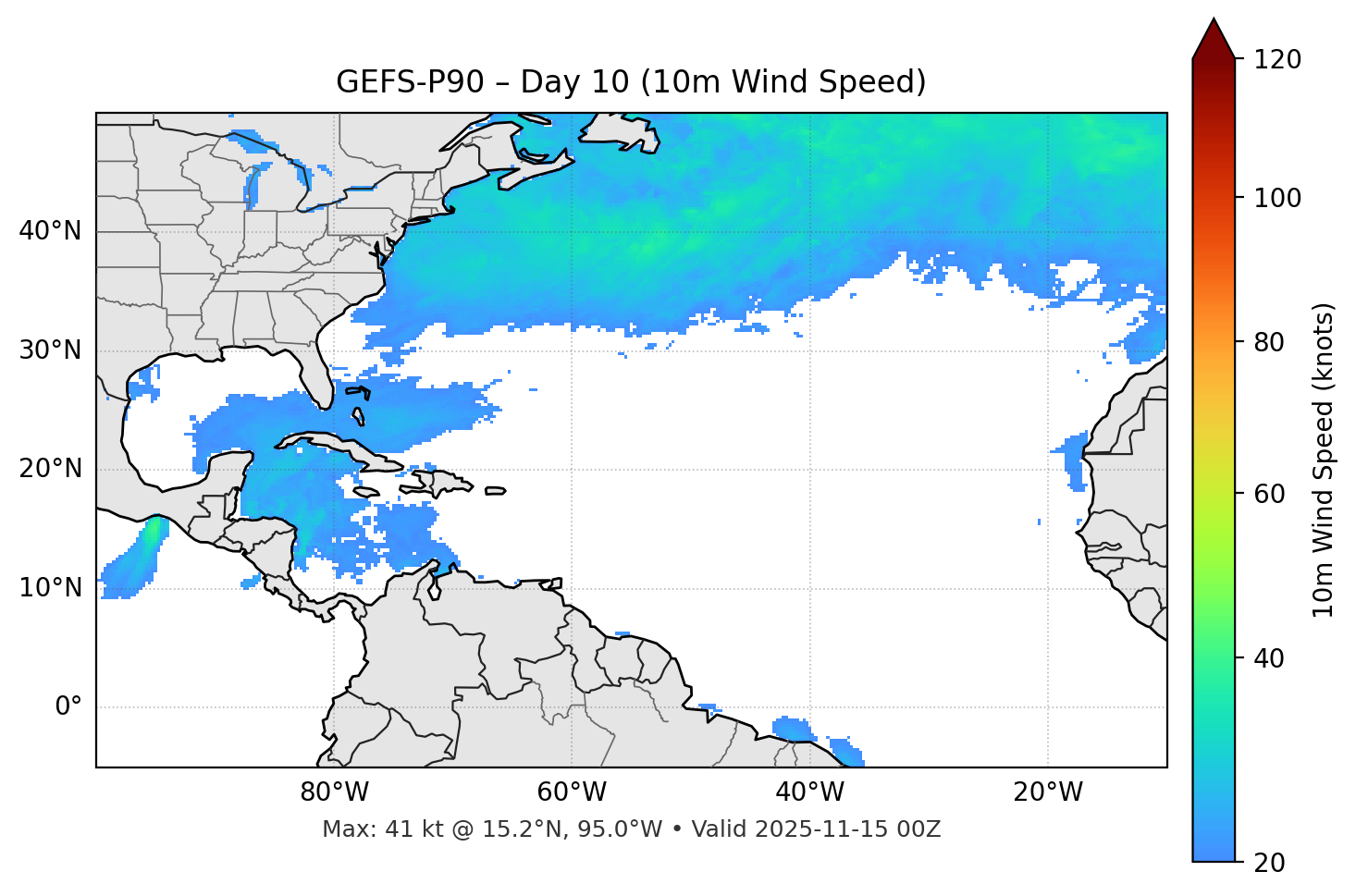 GEFS-P90 - Day 10