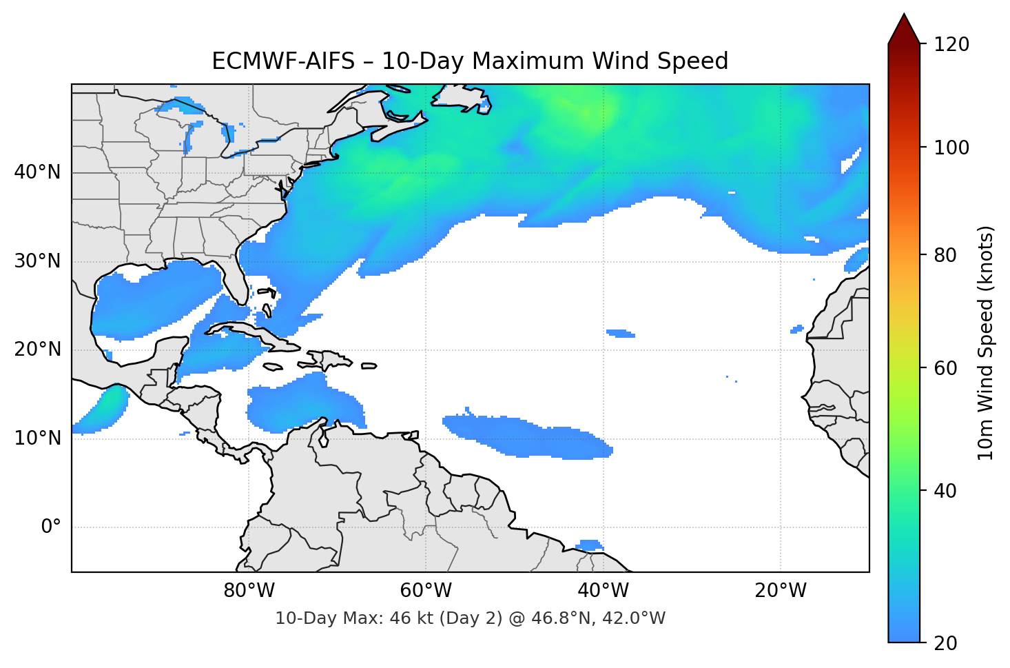ECMWF-AIFS 10-Day Max