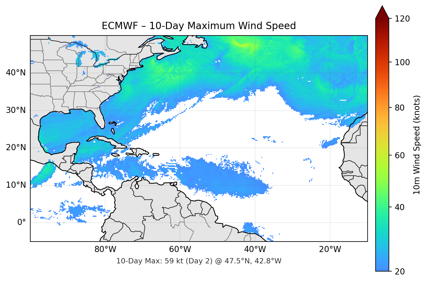 ECMWF 10-Day Max