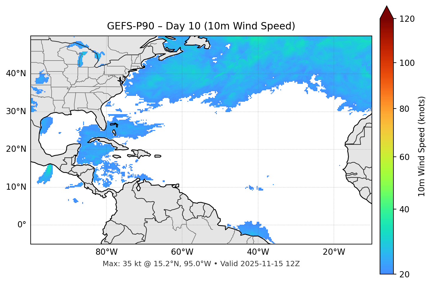 GEFS-P90 - Day 10