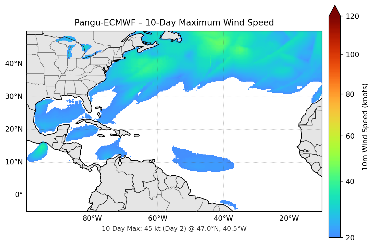 Pangu-ECMWF 10-Day Max