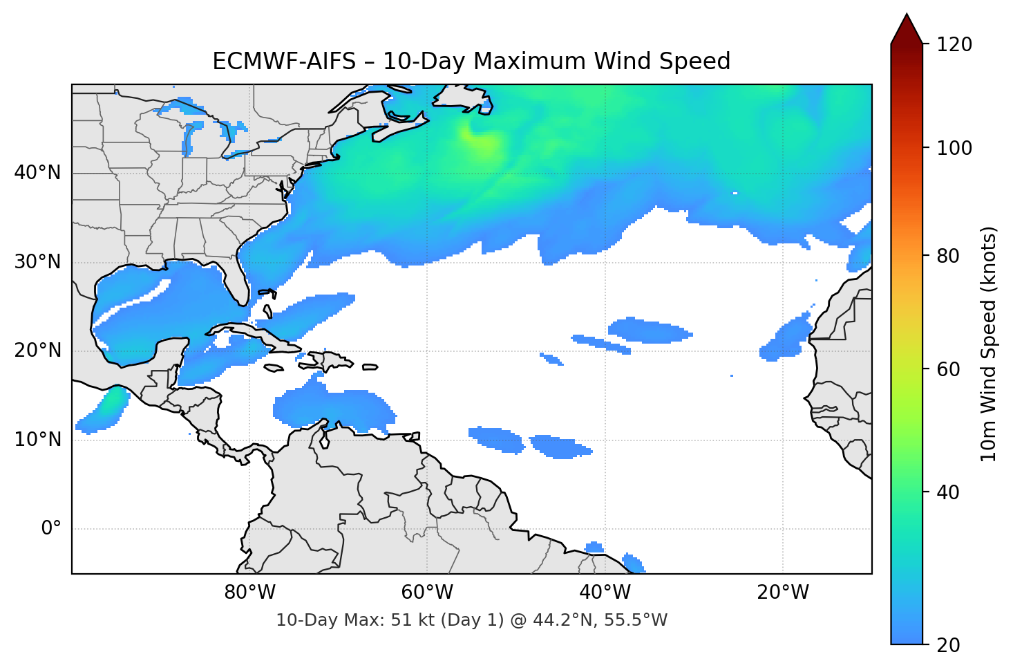 ECMWF-AIFS 10-Day Max