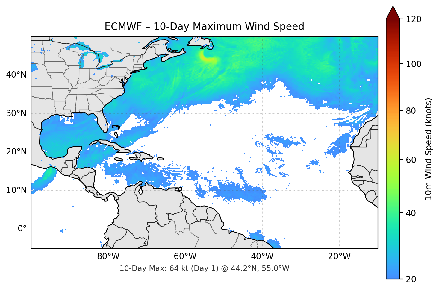 ECMWF 10-Day Max