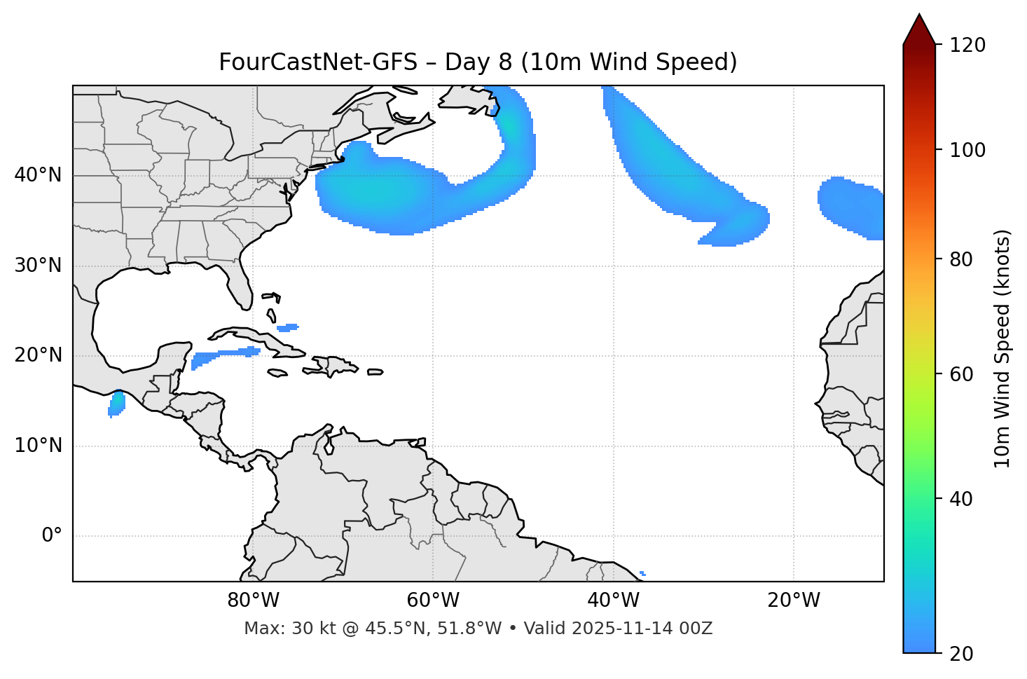 FourCastNet-GFS - Day 08