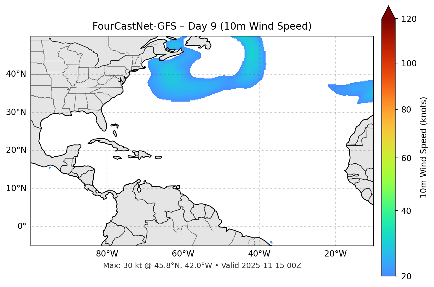 FourCastNet-GFS - Day 09