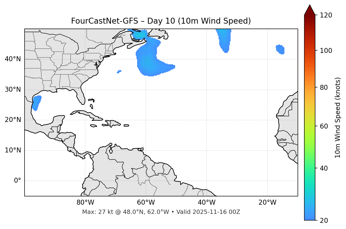 FourCastNet-GFS - Day 10
