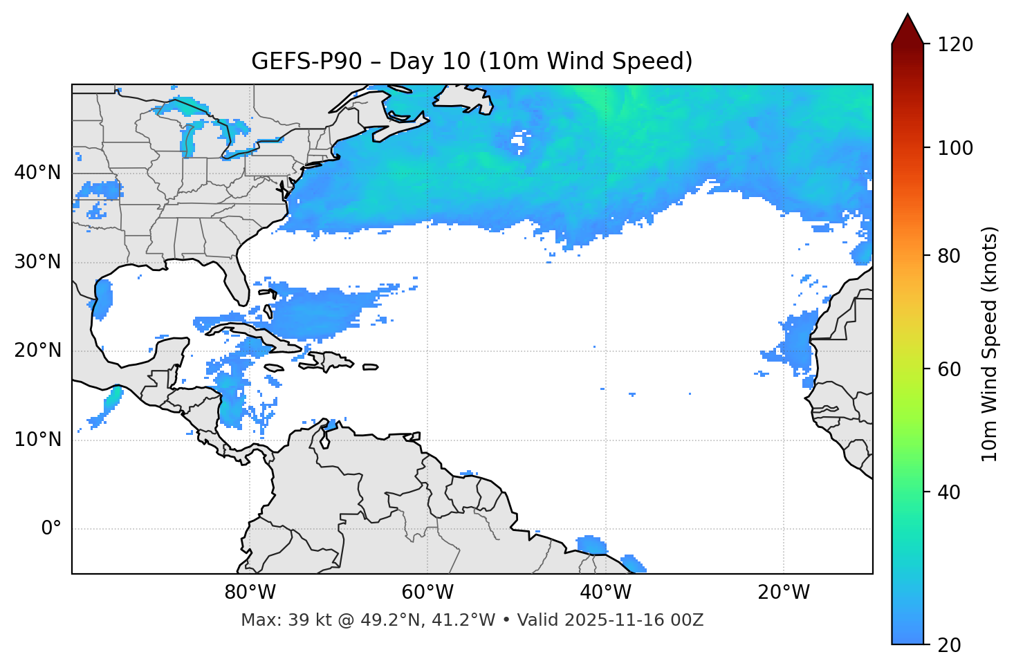 GEFS-P90 - Day 10