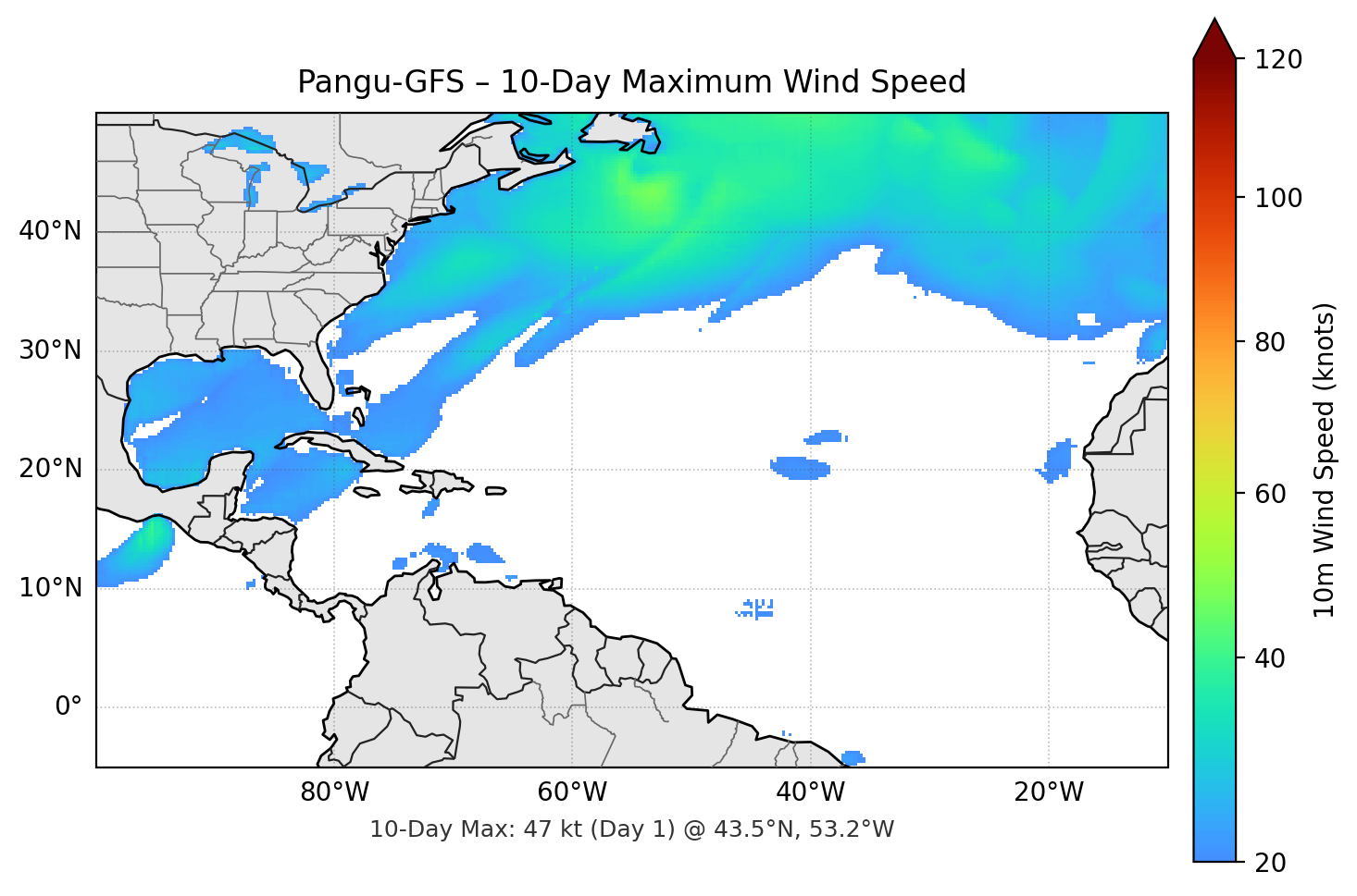 Pangu-GFS 10-Day Max
