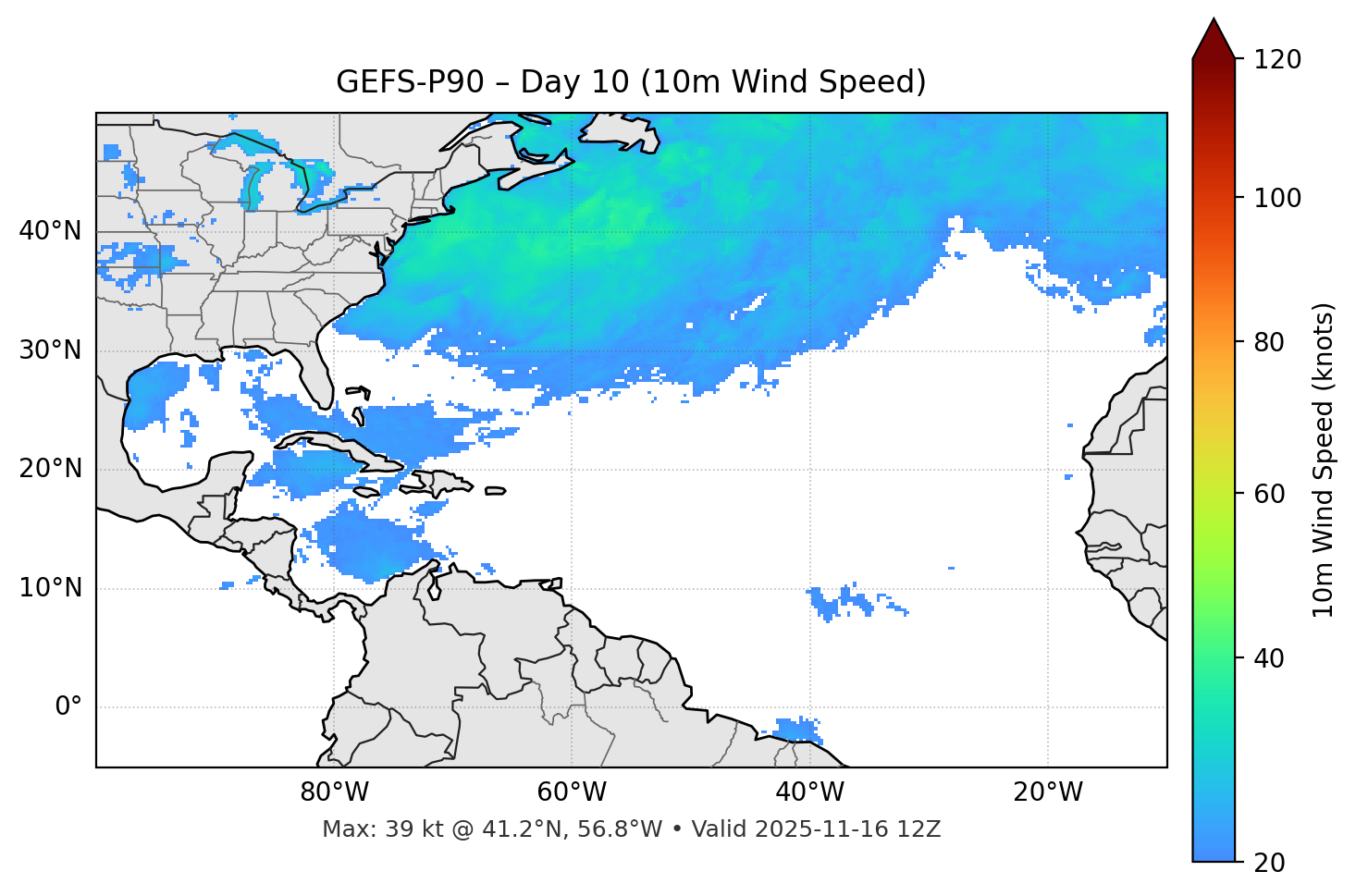 GEFS-P90 - Day 10
