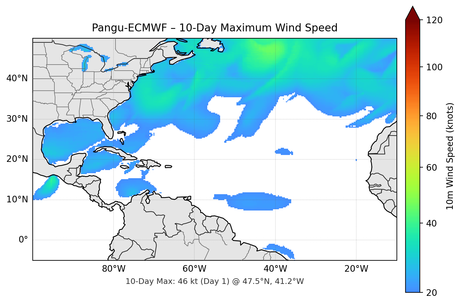 Pangu-ECMWF 10-Day Max