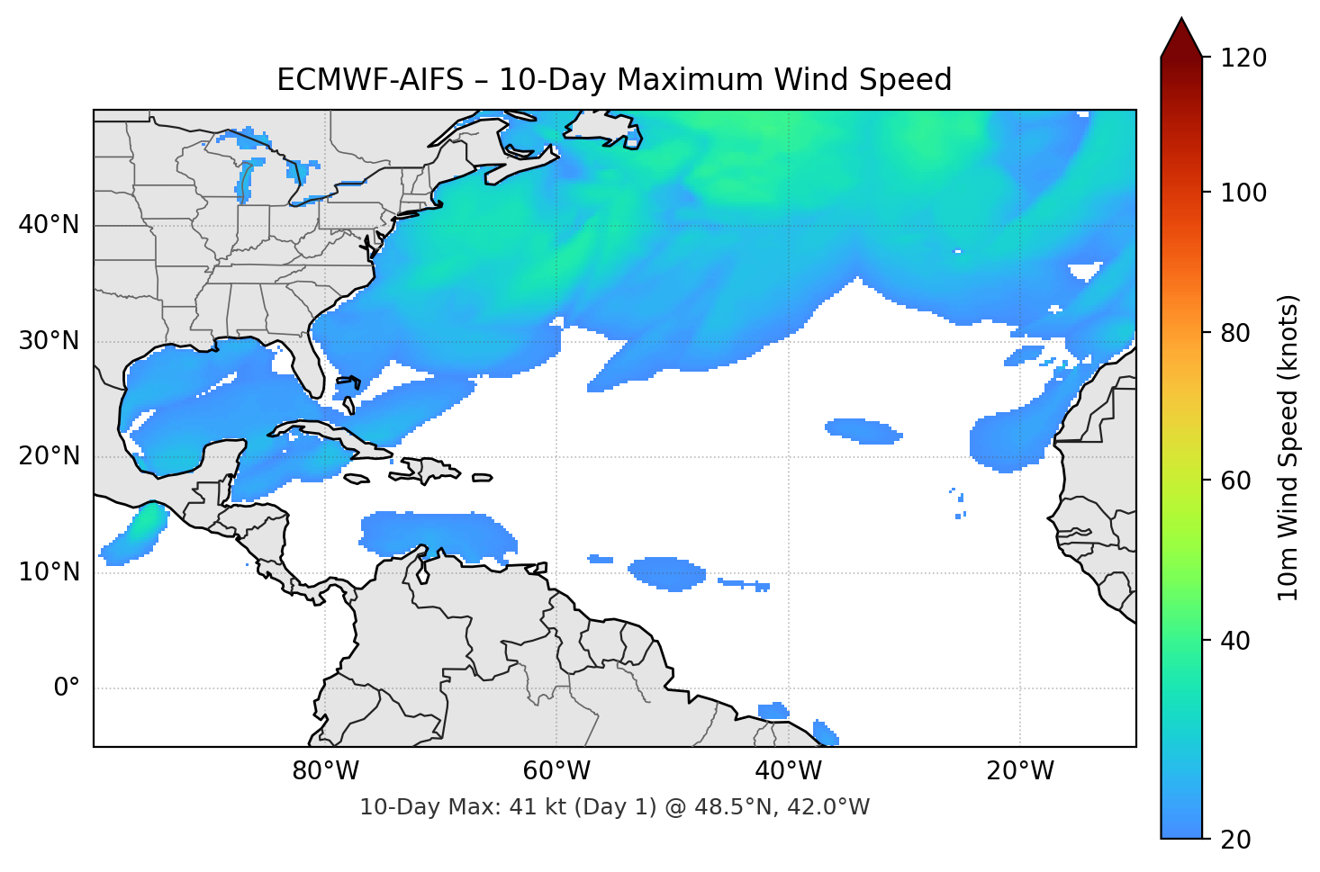 ECMWF-AIFS 10-Day Max