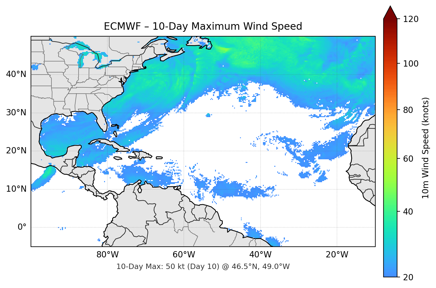 ECMWF 10-Day Max