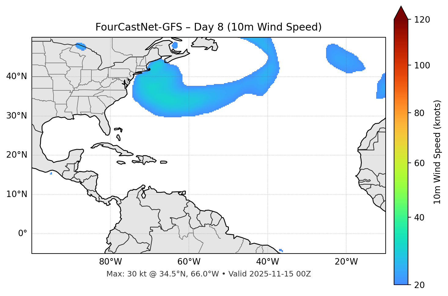 FourCastNet-GFS - Day 08