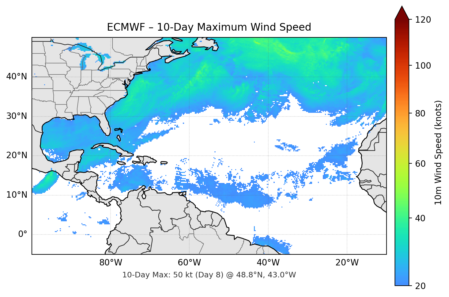 ECMWF 10-Day Max