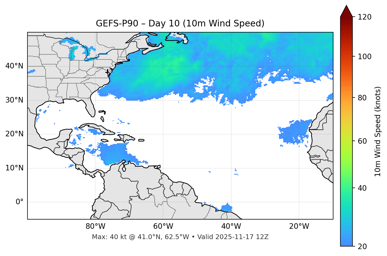 GEFS-P90 - Day 10