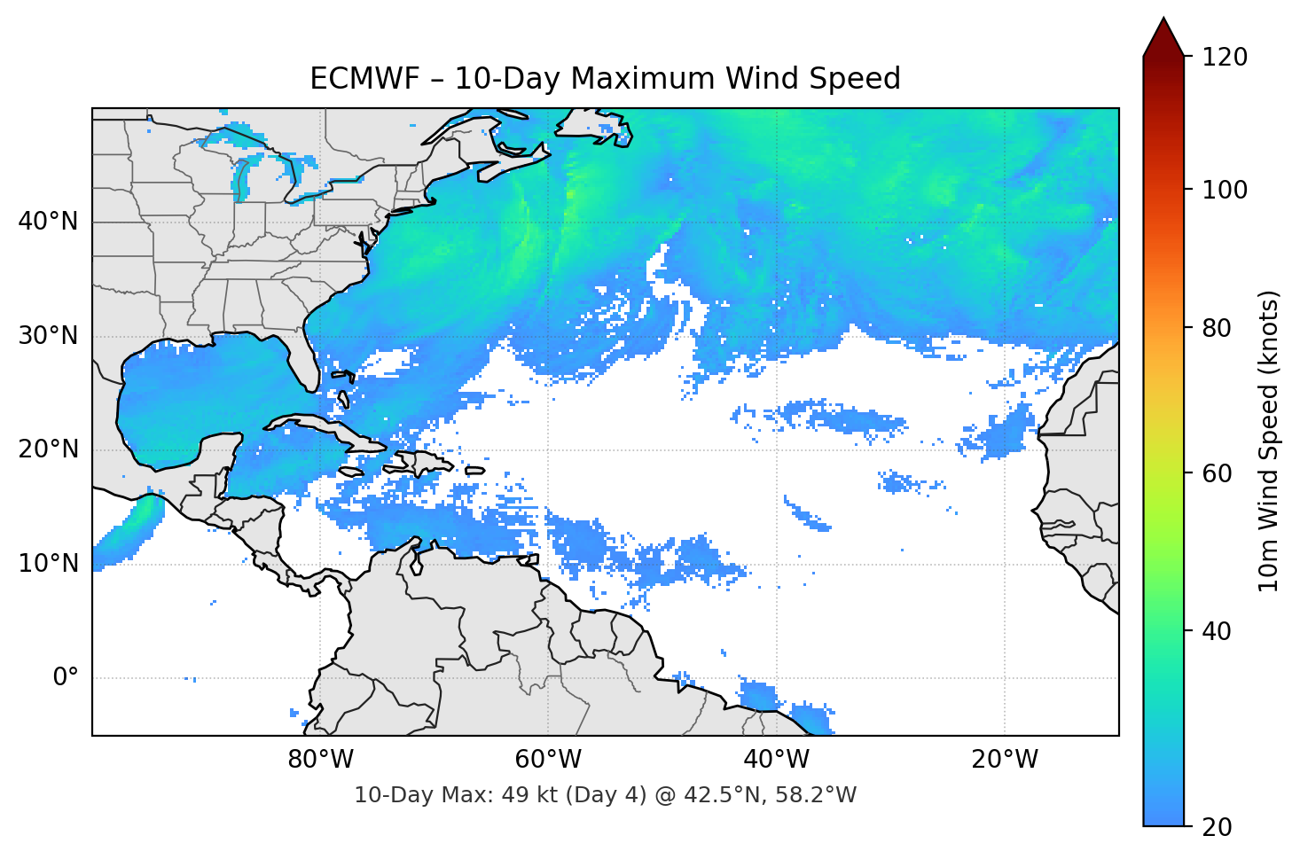 ECMWF 10-Day Max