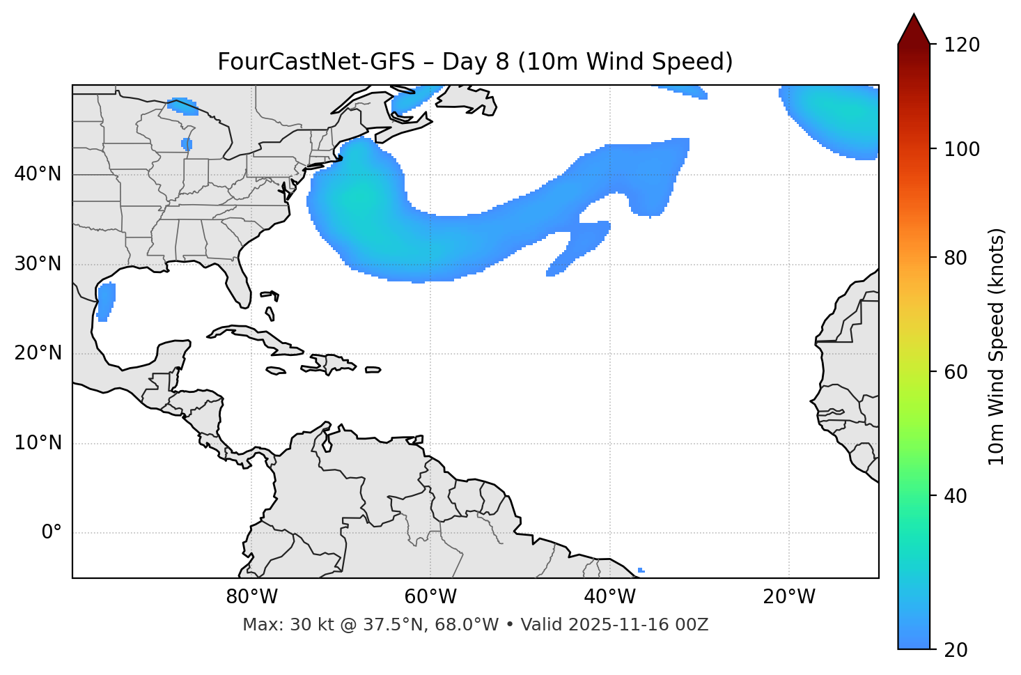 FourCastNet-GFS - Day 08