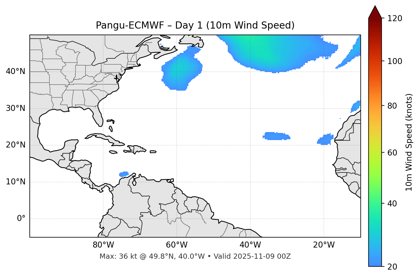Pangu-ECMWF - Day 01