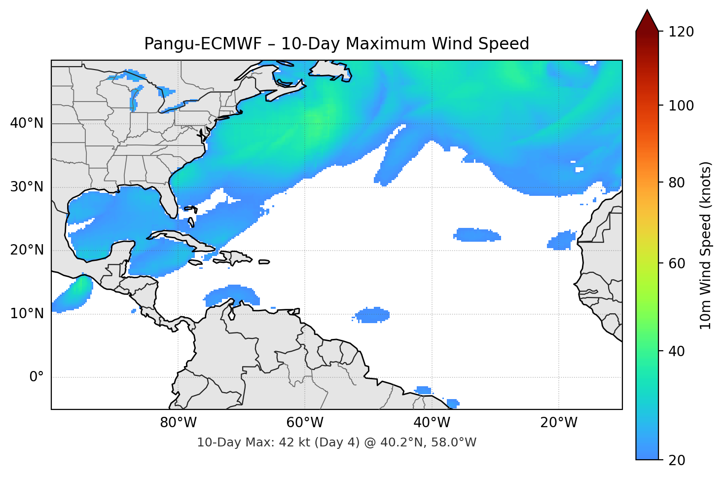 Pangu-ECMWF 10-Day Max
