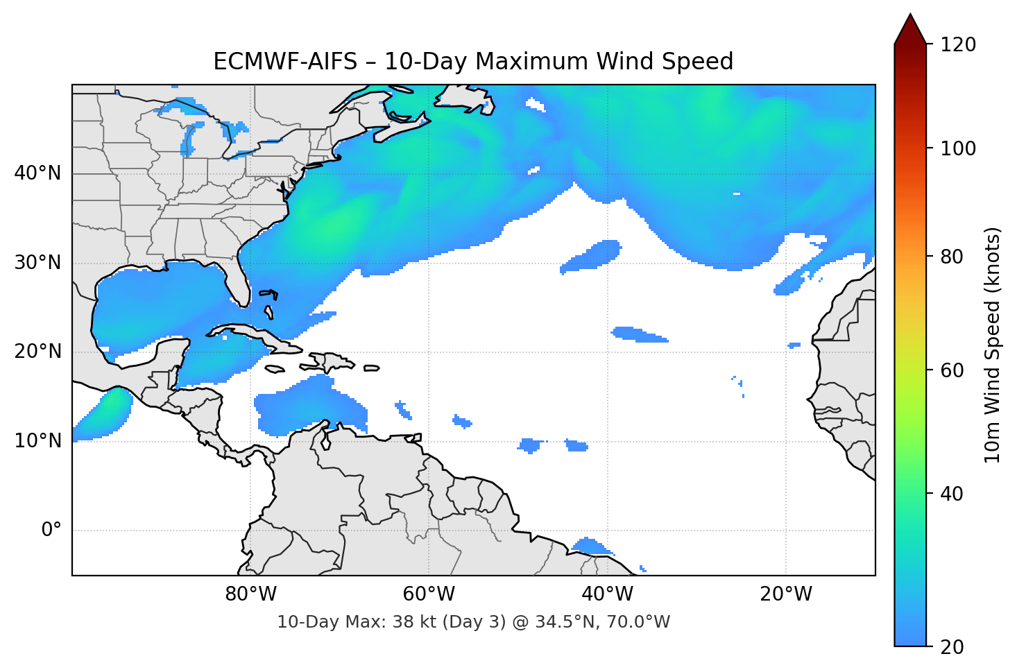 ECMWF-AIFS 10-Day Max