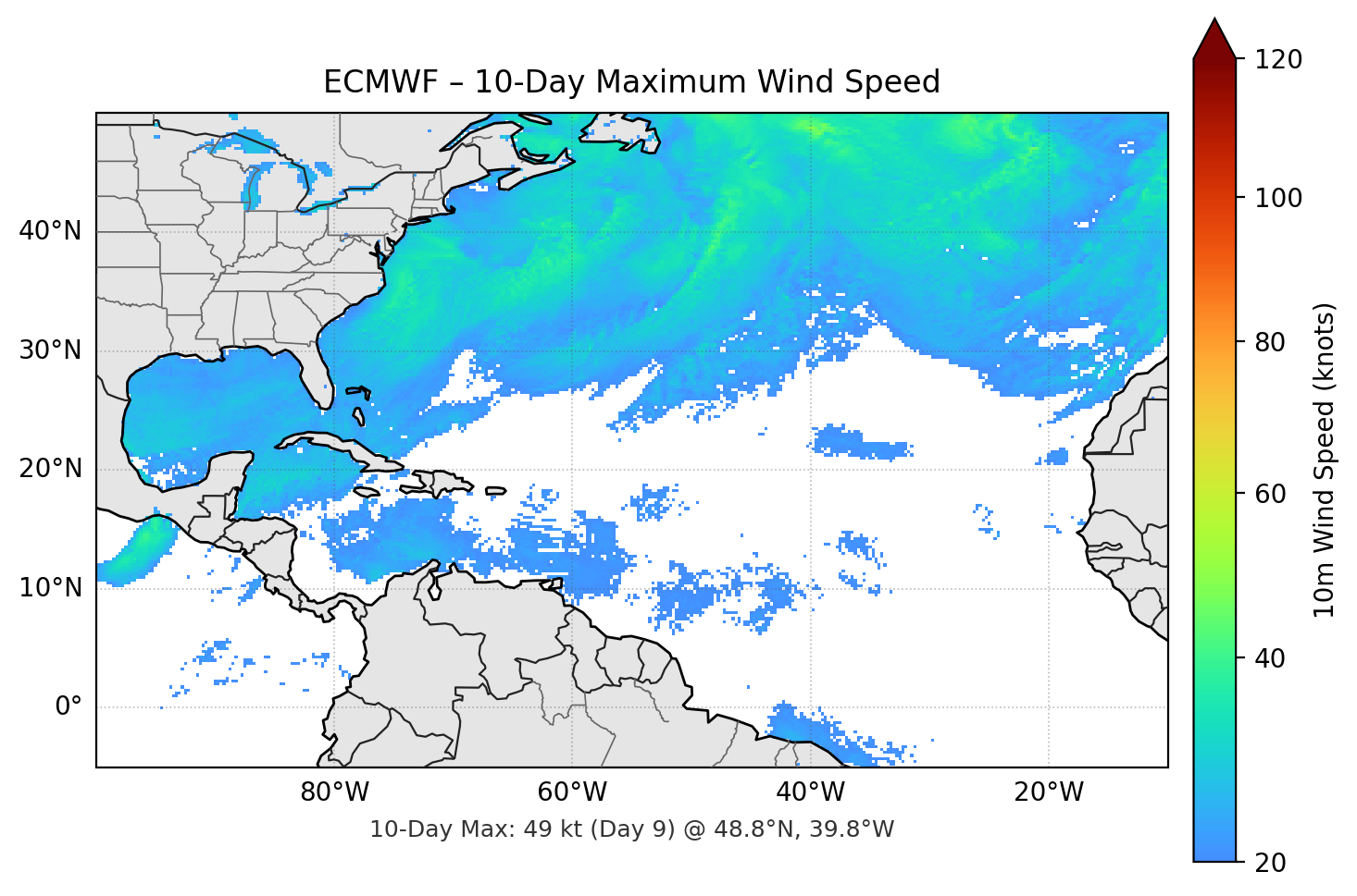 ECMWF 10-Day Max